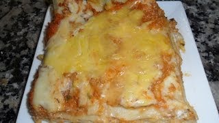 Lasagne viande haché et béchamel لزانيا بالكفتة و البيشاميل [upl. by Eenttirb360]