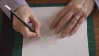 Tracing on parchment using white pencil [upl. by Enirehtacyram415]