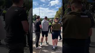 Football Fans Stopped By Police  Bristol City [upl. by Tirb]