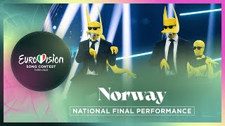 Subwoolfer  Give That Wolf A Banana  Norway 🇳🇴  National Final Performance  Eurovision 2022 [upl. by Holman542]