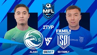 1XBET MEDIA FOOTBALL LEAGUE  ALASH vs SD FAMILY  2 ТУР [upl. by Hyland]