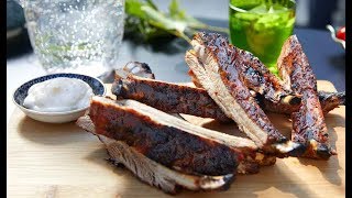 BBQ Beer Ribs with Hannah Miller – aka A Lady Butcher [upl. by Stimson]