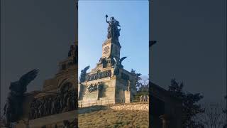 Niederwalddenkmal  Cultural landmark in Rüdesheim am Rhein Germany [upl. by Penney633]