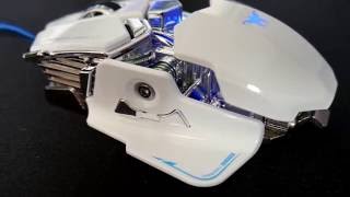 Is It Really Worth It Combaterwing 4800 DPI White RGB Gaming Mouse Review Mad Catz KnockOff [upl. by Kielty]