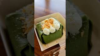 FAMILY MART  PANDAN LAYER CAKE WITH COCONUT [upl. by Fidole]