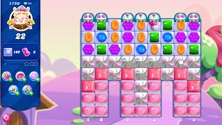 Candy Crush Saga LEVEL 1750 NO BOOSTERS new version [upl. by Yffub416]