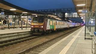 CFL 2022  2006 leaving Luxembourg railway station with regional train to Diekirch [upl. by Tdnaltroc]