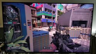 SAMSUNG Q8FN QLED 120hz Freesync with AMD RX570 Black Ops 4 [upl. by Ayahsal]