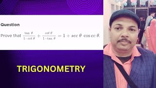 Tan theta1cot theta  Cot theta1Tan theta  1sec theta cosec theta  Trigonometry [upl. by Cynara597]