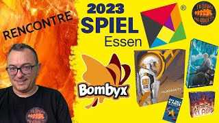 SPIEL Essen 2023 BOMBYX [upl. by Atteuqnas]