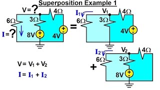 Electrical Engineering Ch 4 Circuit Theorems 6 of 35 Superposition Property Ex 1 [upl. by Nicolais]