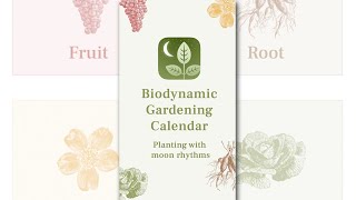 Biodynamic Gardening Calendar App [upl. by Haisa]