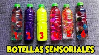 6 BOTELLAS SENSORIALES ¡Fácil y práctico  Mamátuber [upl. by Athallia14]