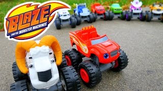 BLAZE AND THE MONSTER MACHINES with The Bighorn Truck a Blaze Monster Machines Parody [upl. by Eisen]