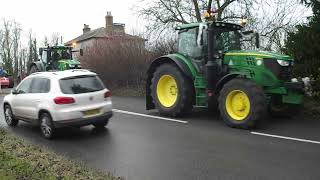 TRACTOR N TINSEL RUN Hosted by the Devizes Young Farmers From a different view [upl. by Wellesley]