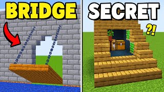 Minecraft 10 Secret Redstone Build Hacks [upl. by Asilaj]