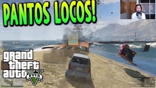 GTA V CARRERA LOCA DE PANTOS VAMOS A EXPLOTAR Y A CORRER xFaRgAnx [upl. by Ayak]