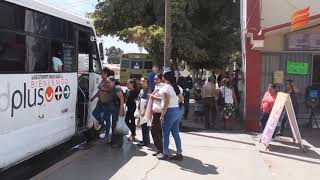 Rutas de transporte urbano a la baja en 50 al disminuir el pasaje [upl. by Amoihc]