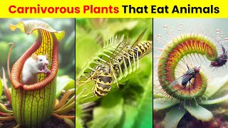 Carnivorous Plants That Eat Animals [upl. by Nonnahsal]