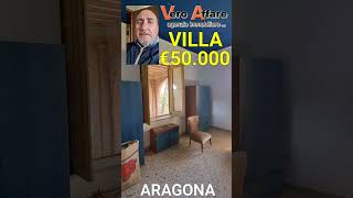 VENDESI VILLA €50000 ARAGONA [upl. by Dulcea]