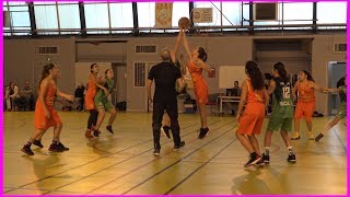 Basket U13 F D3 Cht 13 1er QT StMarcel Marseille vs Rousset 18 janvier 2020 [upl. by Anurag]