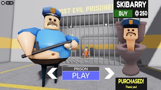 BARRYS PRISON RUN OBBY  Buy SKIBARRY 250 ROBUX New Morph Unlocked  All Items amp Morphs Unlocked [upl. by Hammock]