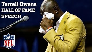 Best of Terrell Owens Hall of Fame Speech  NFL [upl. by Ichabod]