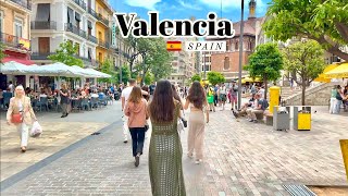 Valencia Spain 🇪🇸  June 2023  4KHDR Walking Tour ▶3hours [upl. by Him]