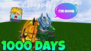 Spending 1000 Days NOOB TO PRO in SkyBlock Blockman go Part 2 [upl. by Philipps]