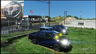 GTA 5 MIFA CONVOY OFFROAD XG632019  FORTUNER TOYOTA 21 HILUX WITH STEERING WHEEL PXN V9 MUNAL [upl. by Yromem]