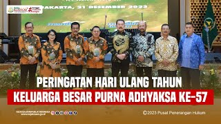 JAKSA AGUNG HADIRI PERINGATAN HUT KBPA KE 57 TAHUN 2023 [upl. by Gentes]