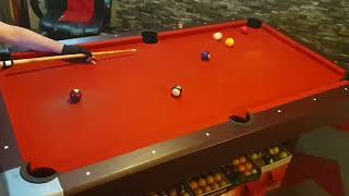 6ft pool table  9 ball break and run 163 [upl. by Cleodal]