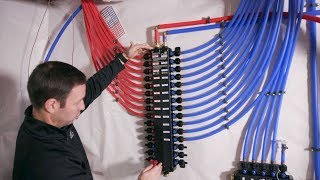 PEX Manifold System  Pros and Cons  Tour [upl. by Hgieleak]