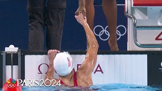 Team USA women SET THE TONE in 4x100m freestyle relay heat  Paris Olympics  NBC Sports [upl. by Peedsaj]