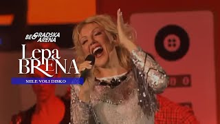 Lepa Brena  Mile voli disko  LIVE  BEOGRADSKA ARENA 2011 [upl. by Tobye]