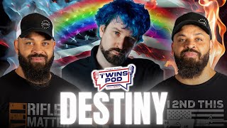 Twins Pod  Episode 14  Destiny Top Black Conservatives VS Top Blue Haired Liberal [upl. by Schroth]