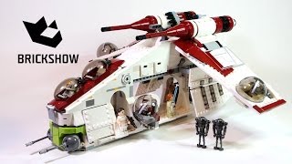 Lego Star Wars 75021 Republic Gunship Build amp Review [upl. by Flore297]