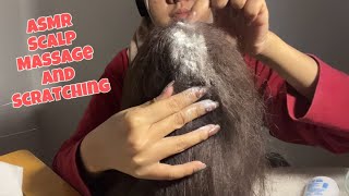 no talking ASMR Scalp Massage amp Head Scratching Make you Relax  Hair amp Dandruff Care [upl. by Soloman]