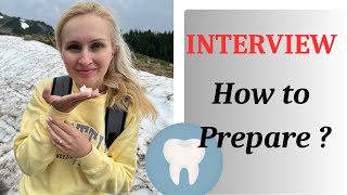 Dental School Interview How to Prepare [upl. by Crispa799]