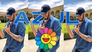 AZUL  J BALVIN  PONCHO GLEZ [upl. by Akienat]