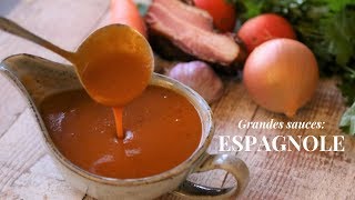 Espagnole Sauce History Origin and How To Make It Step By Step [upl. by Leryt]