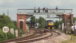 The Devonian 70013 Oliver Cromwell passes Dawlish Warren 25th July 2009  HD [upl. by Shamrao]