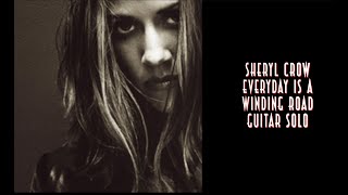 Sheryl Crow Everyday Is A Winding Road Guitar Solo [upl. by Nnylorac]