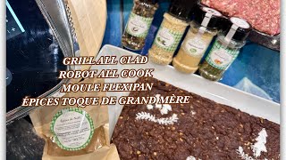 live 211 terrine de viande cookies ROBOT ALL COOK GRILL ALL CLAD moule FLEXIPAN épice TGM [upl. by Dahraf]