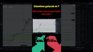 ALTCOİNLER DÜŞECEK Mİ  bitcoin dogecoin trading crypto btc borsa [upl. by Nylhsoj]