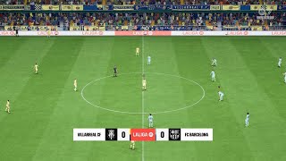 Villarreal vs Barcelona 22092024 LaLiga EA FC 24 [upl. by Eiten710]