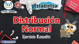 Ejercicio resuelto de Distribución Normal [upl. by Louanna950]