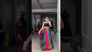 Trending Navratri Colorful Fill Flair Stitched Lehenga Choli Wear amp Dance trending shortsnavratri [upl. by Dnalsor930]