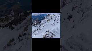 Crazy Ski Freeriding Double Backflip skiing backflip freeride [upl. by Ailemap]