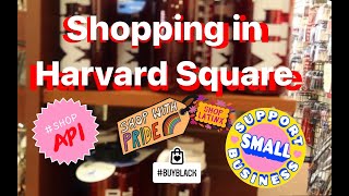 Harvard Square Shopping  2021 Holidays  Harvard MIT Bookstore HD 1080p [upl. by Elad]